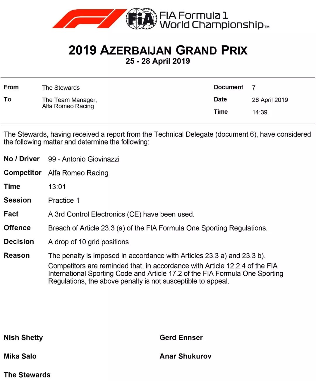 历史最佳开局！2019 F1+F2 阿塞拜疆站赛后数据分析 | Formula Z(图8)