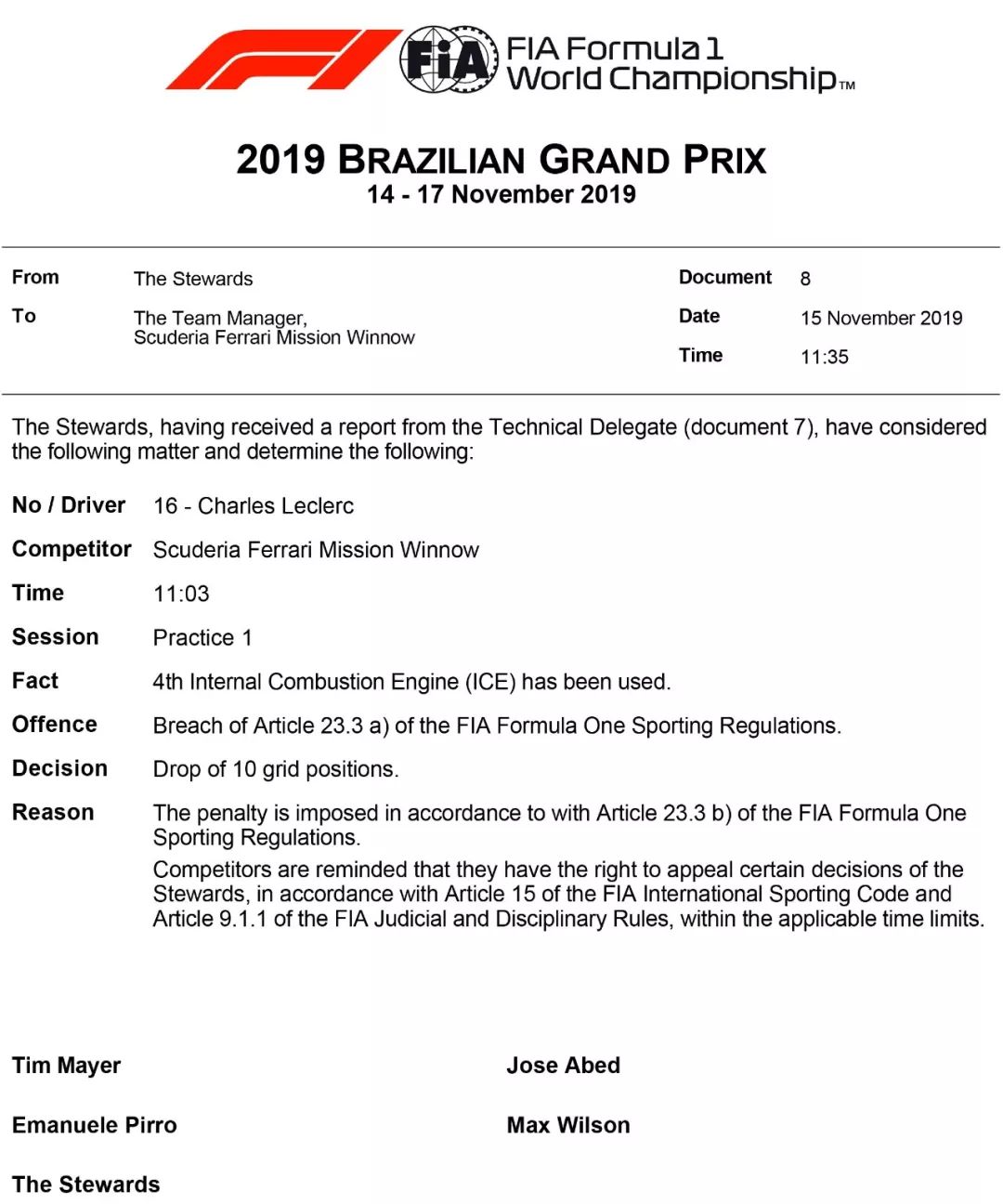 戏剧性反转再度上演！2019 F1巴西站赛后数据分析 | Formula Z(图23)