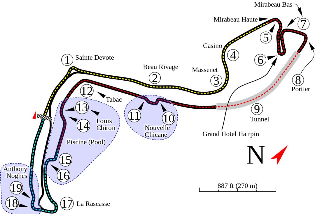 赛道百科 (7)：F1赛历中的盛会 - 摩纳哥蒙特卡洛赛道揭秘(图2)