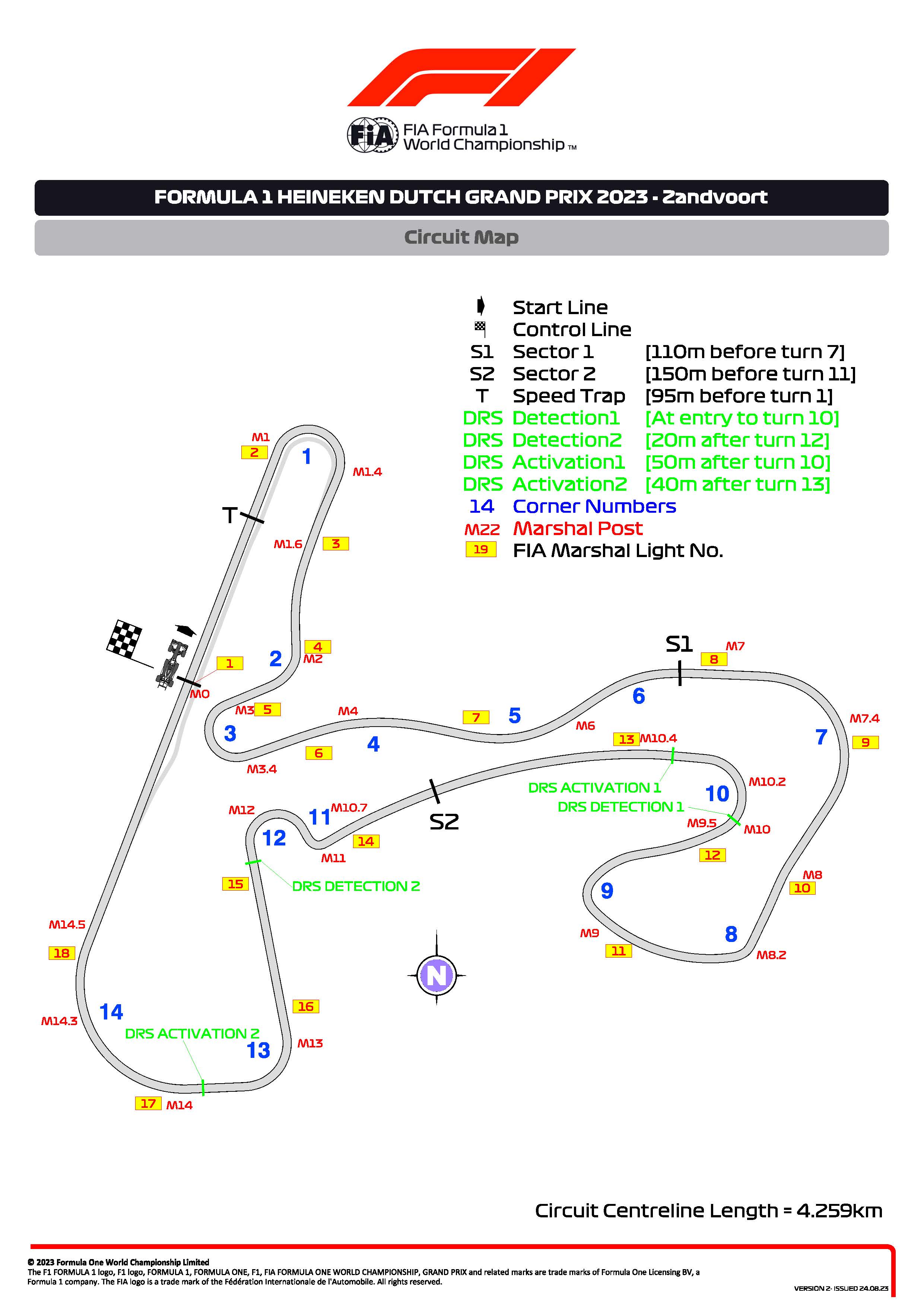 页面提取自－2023 Dutch Grand Prix - Event Notes - Circuit Map and Red Zone.jpg